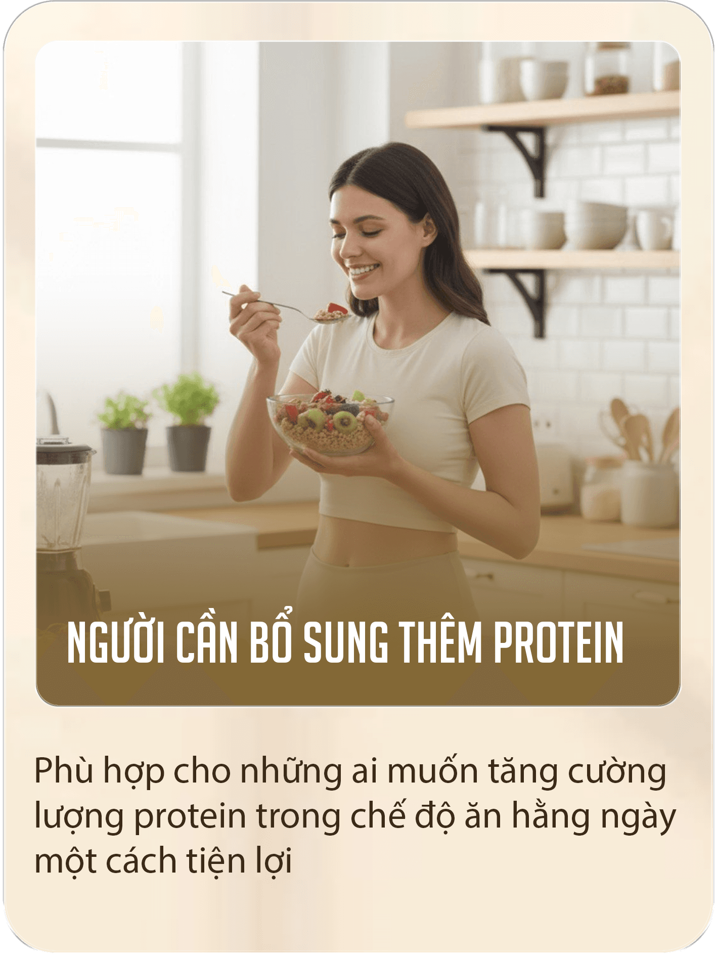 Người cần bổ sung thêm protein